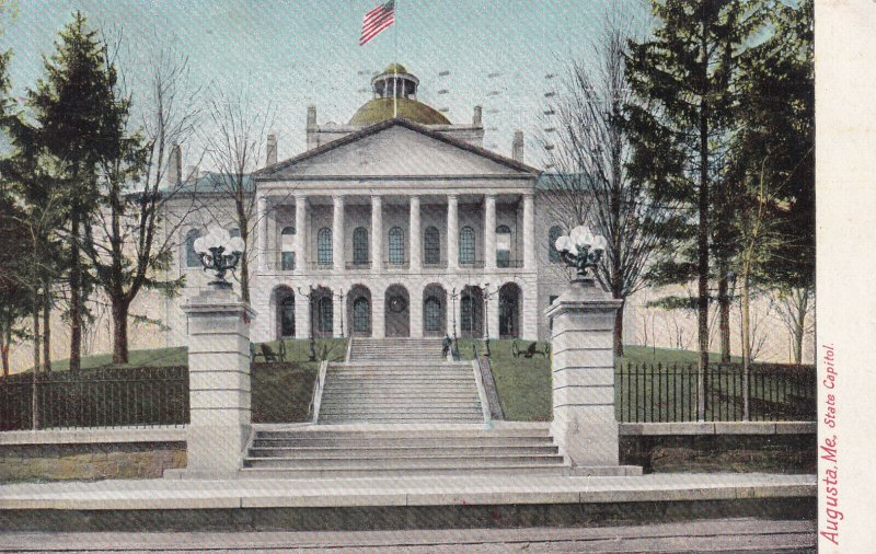 AUGUSTA, Maine, PU-1907; State Capitol