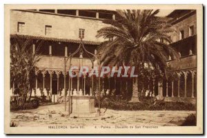 Old Postcard Series VII Palma Mallorca Cloister of San Francisco