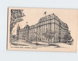 Postcard The Windsor Hotel, Montreal, Canada