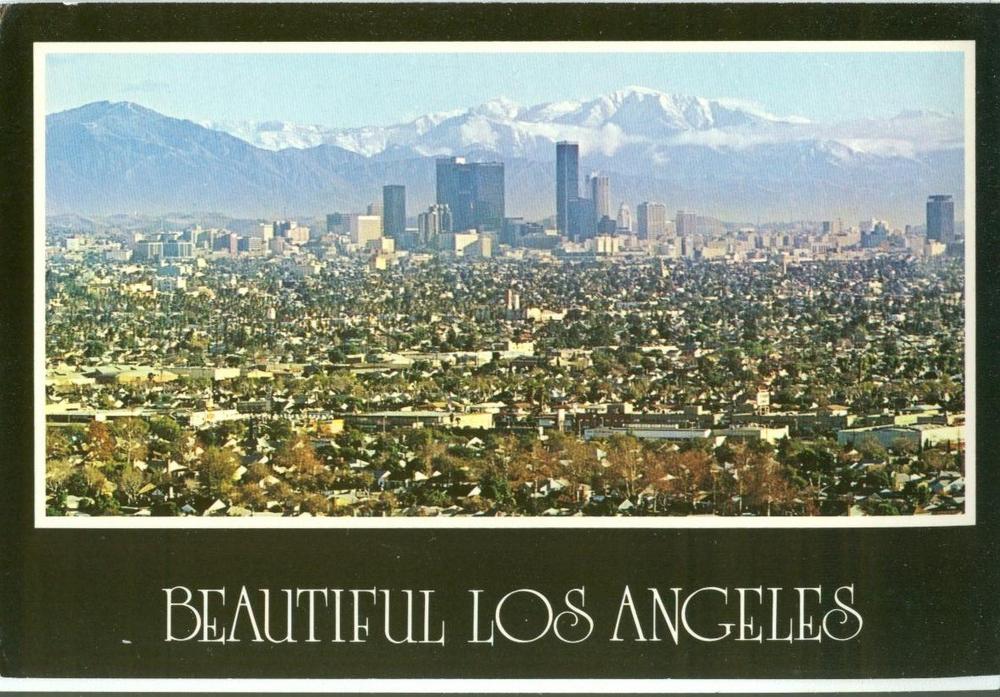 Vintage 1974 Downtown Los Angeles California Postcard 