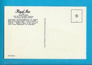  Postcard Royal Inn Jolly King Restaurant Portland  Oregon  # 491