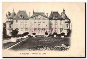 Postcard Old Sarthe Chateau du Lude