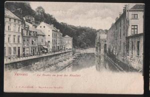 100609 BELGIUM Verviers La Vesdre au pont des Recollets Old PC