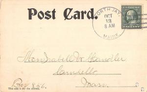 East Dixfield Maine Free Baptist Church Street View Antique Postcard K102682