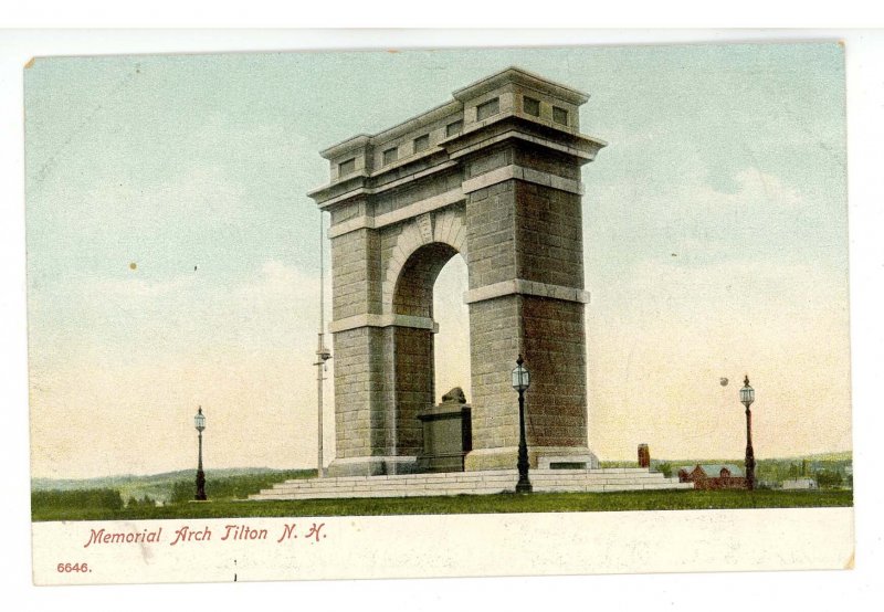 NH - Tilton. Memorial Arch