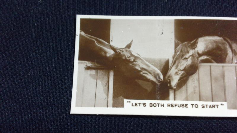 De Reszke Cigarette Card No 14 Lets Both Refuse to Start