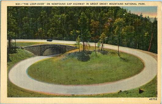 NC - Great Smoky Mountains National Park, The Loop-Over on Newfound Gap Highway