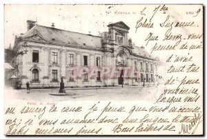 Old Postcard Evreux Courthouse