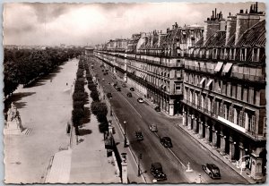 Paris Et Ses Merveilles Rue De Rivoli Et Jordin France Real Photo RPPC Postcard