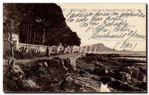 Postcard Old Boulouris View Dramont and & # 39ile d & # 39or