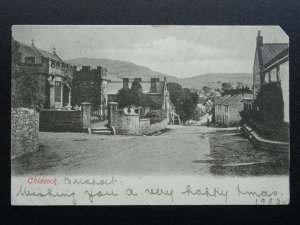 Dorset CHIDEOCK Main Street shows St. Giles Church & Inn c1903 Postcard by Frith