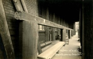 WA - Seattle. State Museum, Interior; Huge Timber.     *RPPC