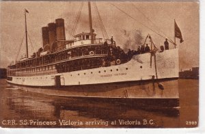 C.P.R. S.S. Princess Victoria at Victoria, British Columbia, 1913 !