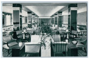 c1950's The Hotel Interior View Raleigh Washington D.C. Vintage Postcard