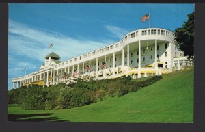 Michigan MACKINAC ISLAND The Majestic Grand Hotel Showplace Great Lakes ~ Chrome