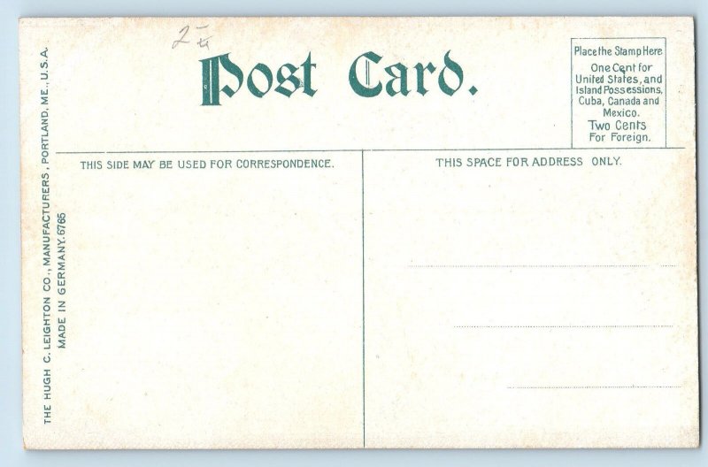 Charleston West Virginia Postcard State Capitol Building Roadside c1910s Antique