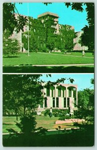 Peoria Illinois~Bradley University Liberal Arts Building~Swords Hall Admin~1950s