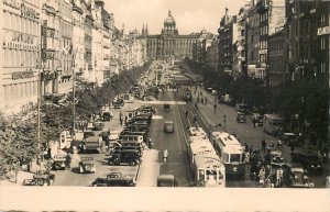 Czechia Praha 1941 surface public transport tramway photo postcard