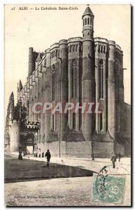 Old Postcard Albi La Cathedrale Sainte Cecile