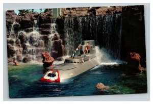 Vintage 1961 Postcard Disneyland Submarine Falls Tomorrowland California