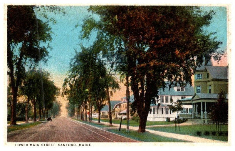 Maine  Sanford , Lower Main street