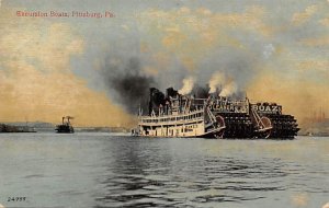 Gleaner Excursion Boats Pittsburg, PA USA Ferry Boat Ship 