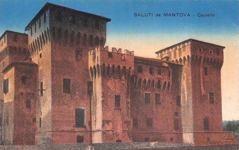 BF2609  saluti da  mantova castello  italy