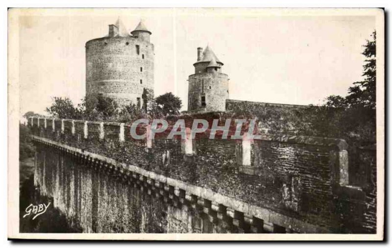 Old Postcard Fougeres Le Chateau Melusine Tours and Goblin