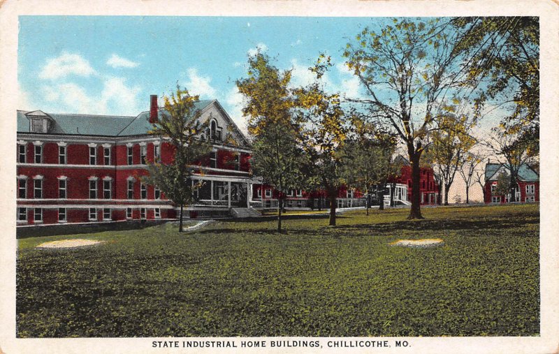 State Industrial Home Buildings, Chillicothe, Missouri, Early Postcard, Unused