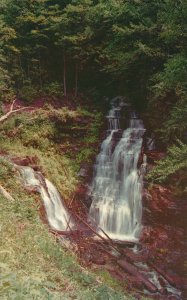 Vintage Postcard Soco Falls Soco Gap Cherokee Indian Smoky Mts. North Carolina