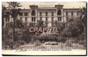 Old Postcard Ajaccio Hotel D & # 39Ajaccio and Continental