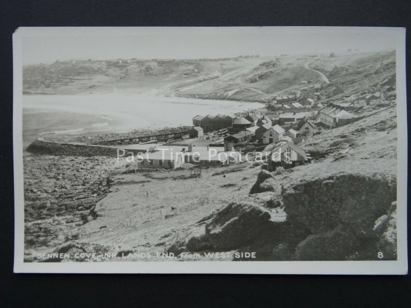 Cornwall SENNEN COVE nr Lands End from West Side - Old RP by R.A. Postcards Ltd