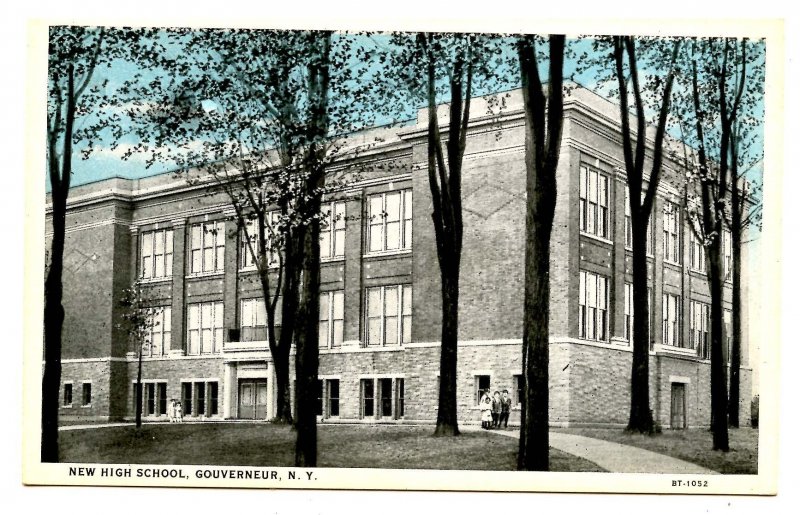 NY Gouverneur. New High School United States New York Other