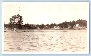 Jenkins Minnesota MN Postcard RPPC Photo Kamberlings Whitefish Lake Resort