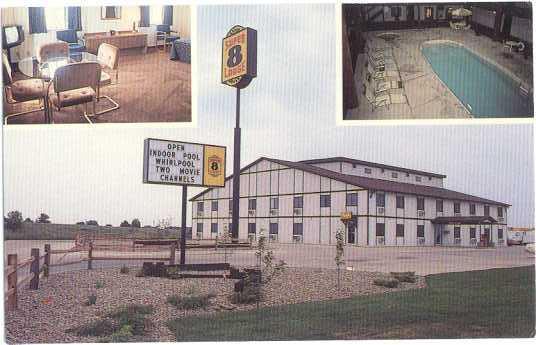 Super 8 Motel, I-80 & Hwy 81, York, Nebraska, NE, Chrome