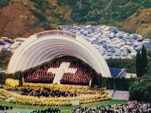 Vintage Postcard The Hollywood Bowl Symphonies Under the Stars Easter Sunrise