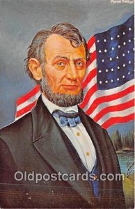 Abraham Lincoln, 16th President Artist Morris Katz Unused 