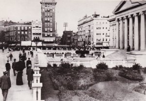 Washington D C Treasury Plaza Looking East Down G Street Circa 1901