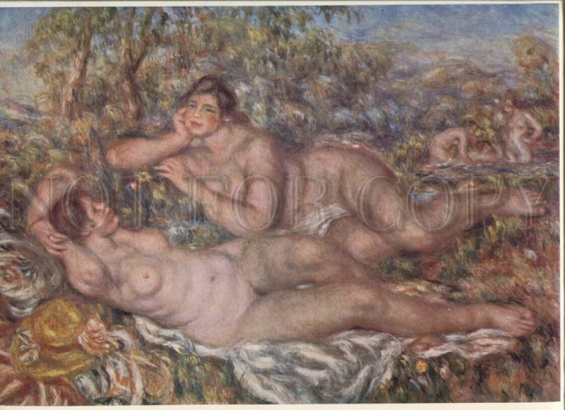 434401 Perre Auguste Renoir The Bathers The Nymphs old german Seemann poster
