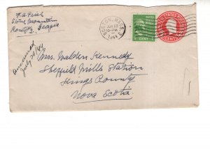 Postal Stationery, United States, 2 Cent plus 1 Cent Stamp Used 1944