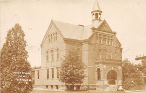 E75/ New Waterford Ohio RPPC Postcard Columbiana c1910 Public School