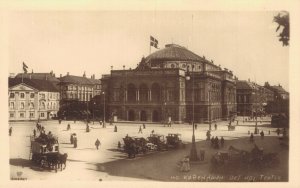 Denmark København Copenhagen Kgl Teater RPPC 06.78