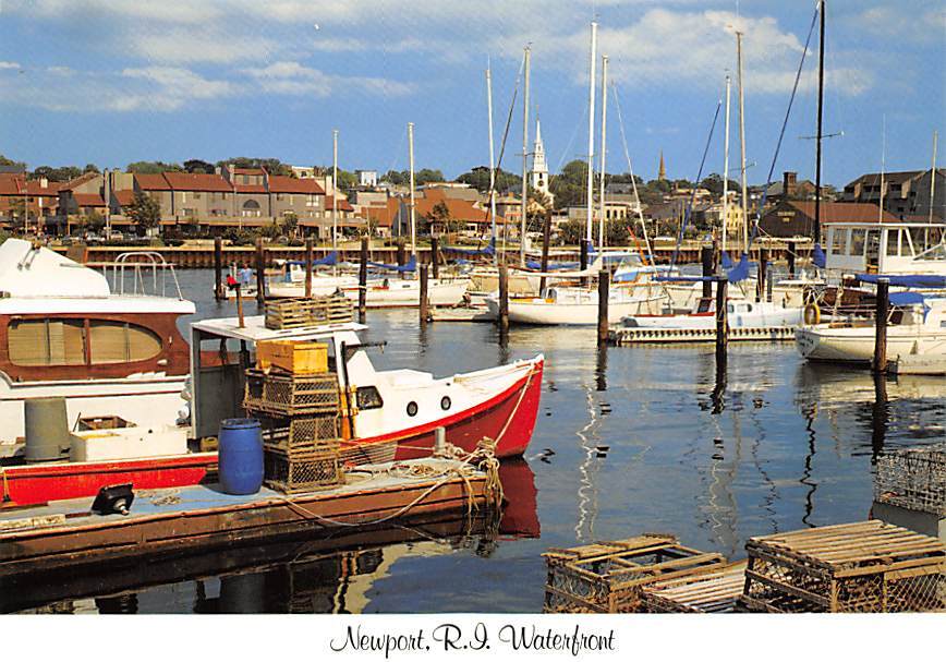 Waterfront Waterfront, Newport, R.I. Topics Other, Postcard