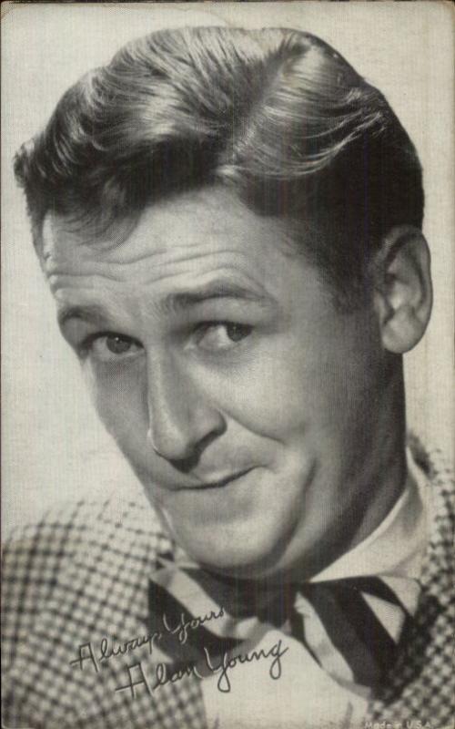 Actor Alan Young Mutoscope Exhibit Card