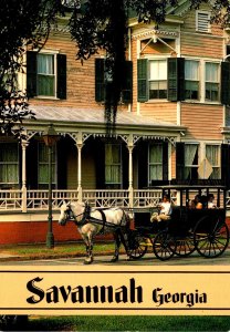 Georgia Savannah Greetings With Horse Drawn Carriage