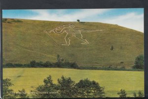 Dorset Postcard - The Cerne Giant, Cerne Abbas     T7151