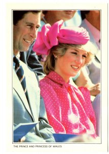 Large 5 X 7, The Prince and Princess of Wales, Charles, Diana