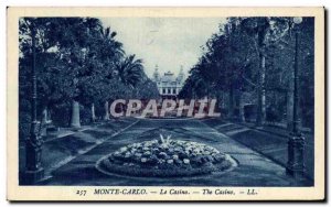 Old Postcard Monte Carlo Casino