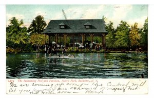 NY - Rochester. Seneca Park, Swimming Pool & Pavilion