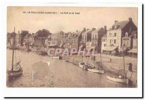 Pouliguen Postcard Old Port and dock